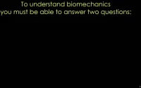 Biomechanics Made Simple… and Simple Strategies for Success