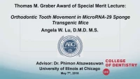 Thomas M. Graber Award of Special Merit Lecture: Orthodontic Tooth Movement in MicroRNA-29 Sponge Transgenic Mice