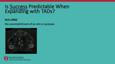 Is Success Predictable When Expanding with TADs?