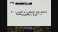 Securities: Overcoming Unique Sanctions Screening Challenges of Securities Firms  icon