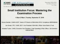 Small Institution Focus: Mastering the Examination Process  icon