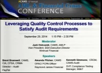 Leveraging Quality Control Processes to Satisfy Audit Requirements icon