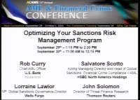 Optimizing Your Sanctions Risk Management Program - 1 icon