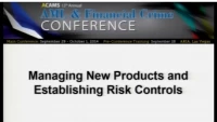 Managing New Products and Establishing Risk Controls icon