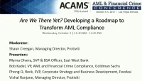 Are We There Yet? Developing a Roadmap to Transform AML Compliance icon