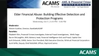 Elder Financial Abuse: Building Effective Detection and Protection Programs  icon