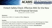 Fintech Safety Check: Effective AML for the New Era of Financial Services   icon