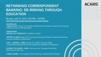 Rethinking Correspondent Banking: De-Risking Through Education icon