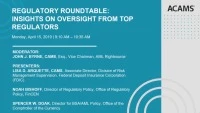 Regulatory Roundtable: Insights on Oversight Directly from Top Regulators  icon