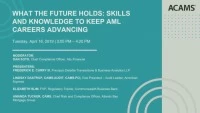 What the Future Holds: Skills and Knowledge to Keep AML Careers Advancing icon