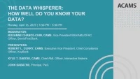The Data Whisperer: How Well Do You Know Your Data? icon