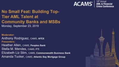 No Small Feat: Assembling Top-Tier Talent at Community Banks and MSBs  icon