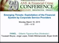 Emerging Threat: Exploitation of the Financial System by Corporate Service Providers icon