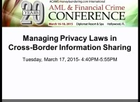 Managing Privacy Laws in Cross-Border Information Sharing icon