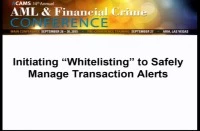 Initiating "Whitelisting" to Safely Manage Transaction Alerts icon