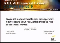 From Risk Assessment to Risk Management: Making Your AML and Sanctions Risk Assessment Matter (Presented by Ernst & Young) icon