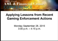 Applying Lessons from Recent Gaming Enforcement Actions icon