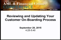 Reviewing and Updating Your Customer On-Boarding Process  icon