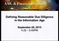Defining Reasonable Due Diligence in the Information Age (Presented by Exiger) icon