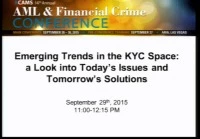 Emerging Trends in the KYC Space; A Look into Today's Issues and Tomorrow's Solutions (Presented by SWIFT) icon