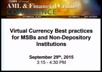 Virtual Currency Best Practices for MSBs and Non-Depository Institutions (Presented by Phoenix Chapter)  icon