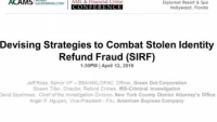 Devising Strategies to Combat Stolen Identity Refund Fraud (SIRF) icon
