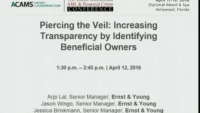 Piercing the Veil: Increasing Transparency by Identifying Beneficial Owners icon