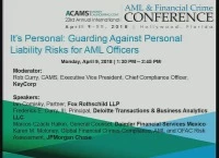 It’s Personal: Guarding Against Personal Liability Risks for AML Officers icon