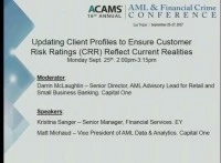 The Latest Developments: Updating Client Profiles to Ensure Risk Ratings Reflect Current Realities icon