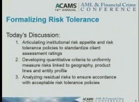 Acceptable Risk: Formalizing Risk Tolerance Policies to Ensure Uniform Decisions Across Enterprise icon