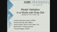 Model Validation in a World with Rule 504 icon