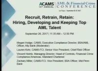 Recruit, Retrain, Retain: Hiring, Developing and Keeping Top AML Talent icon