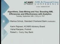 Algorithms, Data Mining and You: Boosting AML Efficiencies and Effectiveness with Analytics icon