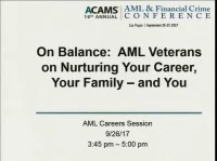 On Balance: AML Veterans on Nurturing Your Career, Your Family - and You icon