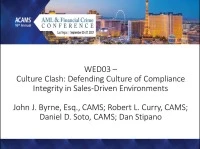 Culture Clash: Defending Culture of Compliance Integrity in Sales-Driven Environments icon