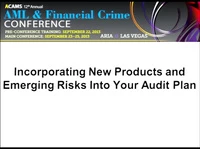 Incorporating New Products and Emerging Risks into Your Audit Plan icon