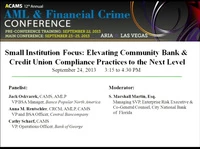 Small Institutions Focus: Elevating Community Bank and Credit Union Compliance Practices to the Next Level icon