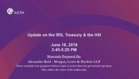 Update on the IRS, Treasury & the Hill icon