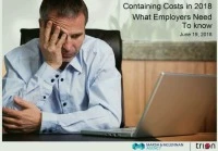 Containing Costs in Healthcare: What Can Employers Do? icon