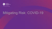 Mitigating Risk: COVID-19 icon