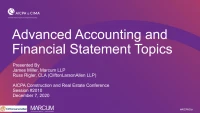 Advanced Accounting and Financial Statement Topics icon