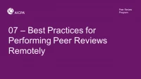 Best Practices for Performing Reviews Remotely icon