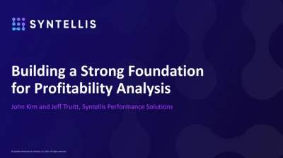 Building a Strong Foundation for Profitability Analysis, presented by Syntellis Performance Solutions icon