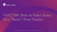 How to Make Sense of a "Noisy" Prior Year(s) icon