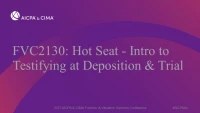 Hot Seat - Intro to Testifying at Deposition & Trial icon