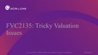 Tricky Valuation Issues icon