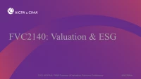 Valuation & ESG icon