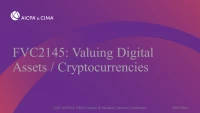 Valuing Digital Assets / Cryptocurrencies icon