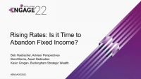Rising Rates: Is it Time to Abandon Fixed Income?