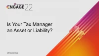 Is your Tax Manager an asset or a liability?
